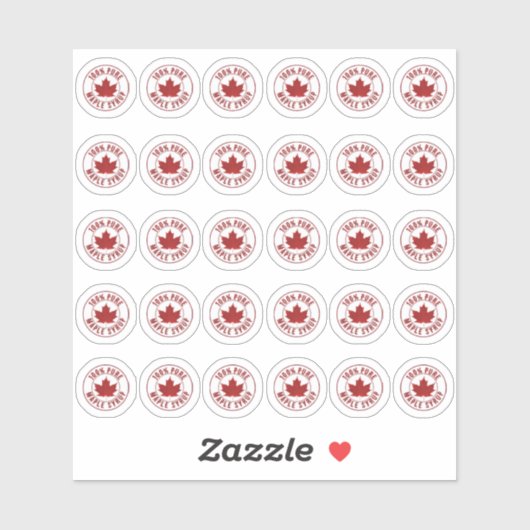 100% ESDOORNSIROOP LOGO ROOD BLAD STICKER (Vel)