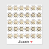 100% esdoornstroop rode suikeresdoorn mini Sticker (Vel)