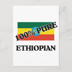 100 % ETHIOPIAN BRIEFKAART