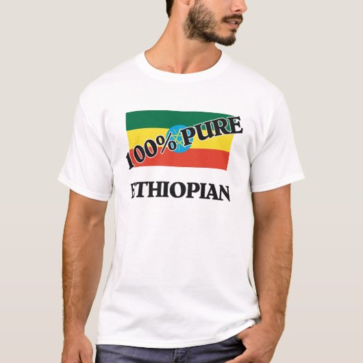 100 % ETHIOPIAN T-SHIRT (Voorkant)