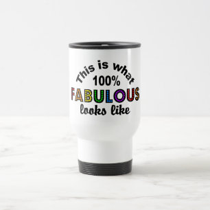 100% FABULOUS mok - kies stijl en kleur