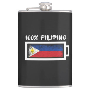 100 % Filippijnse vlag Heupfles