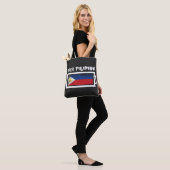 100 % Filippijnse vlag Tote Bag (Op model)