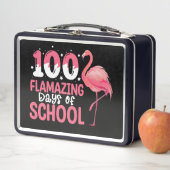 100 Flamazing dagen van school Flamingo Leraar (In situ)