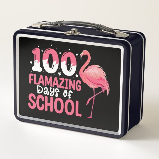 100 Flamazing dagen van school Flamingo Leraar (Voorkant)