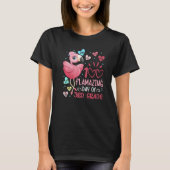 100 Flamazing Day of 3rd Grade Flamingo 100 Days S T-shirt (Voorkant)