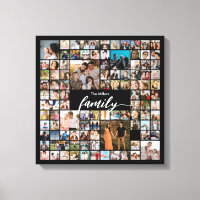 100 Foto Collage Familieportret