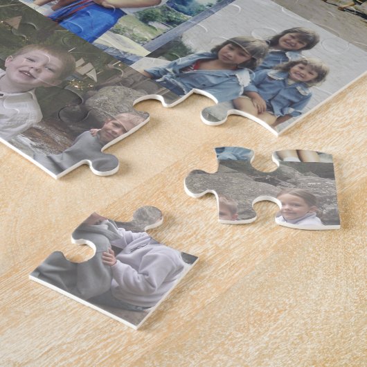 100 Foto-collage - Probleem op maat - Afbeelding Legpuzzel (Zijkant)