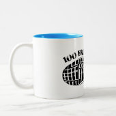 100 Friggin Miles Ultra Running Tread Tweekleurige Koffiemok (Links)