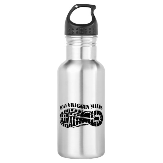 100 Friggin Miles Ultra Running Tread Waterfles (Voorkant)