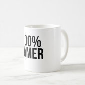 100% gamer koffiemok (Voorkant rechts)