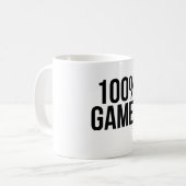 100% gamer koffiemok (Voorkant links)