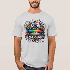 100% Gamingvaardigheden Volledige Regenboogexplosi T-shirt