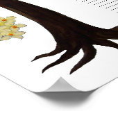 100 gasten Quaker Wedding - Geel, boom of life Poster (Hoek)