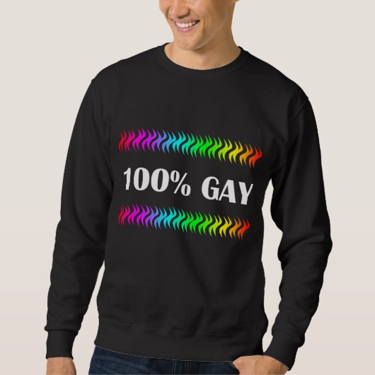100% Gay Trui (Voorkant)
