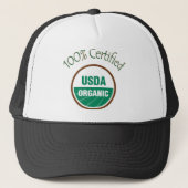 100% gecertificeerd USDA Organic Baseball Pet (Voorkant)