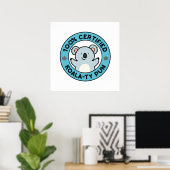 100% Gecertificeerde Koala-ty Grap Fun Koala-grap Poster (Thuiskantoor)