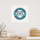 100% Gecertificeerde Koala-ty Grap Fun Koala-grap Poster (Keuken)