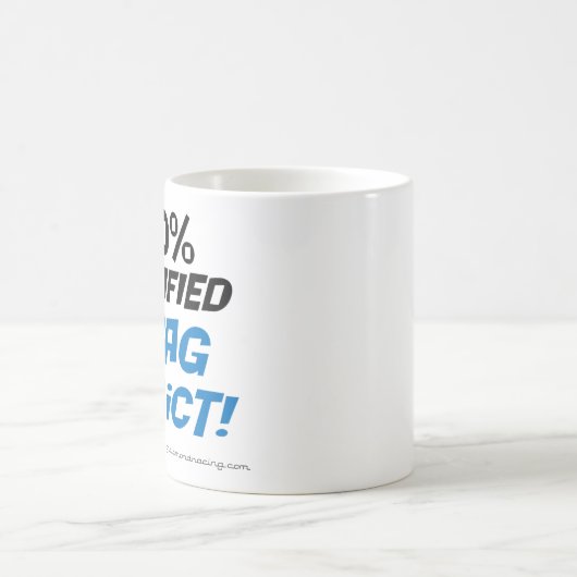 100% gecertificeerde sleepverslaafde mok. koffiemok (Center)