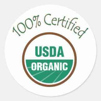 100% gecertificeerde USDA biologische Stickers