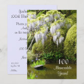 100 gedenkwaardige jaren/Natuur van de feestdag Kaart (Voorkant / Achterkant)