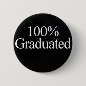 100% gediplomeerde Button (Voorkant)