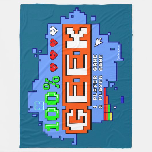 100% Geek Fleece Deken (Voorkant)