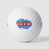 100% Geek Golfballen (Voorkant)
