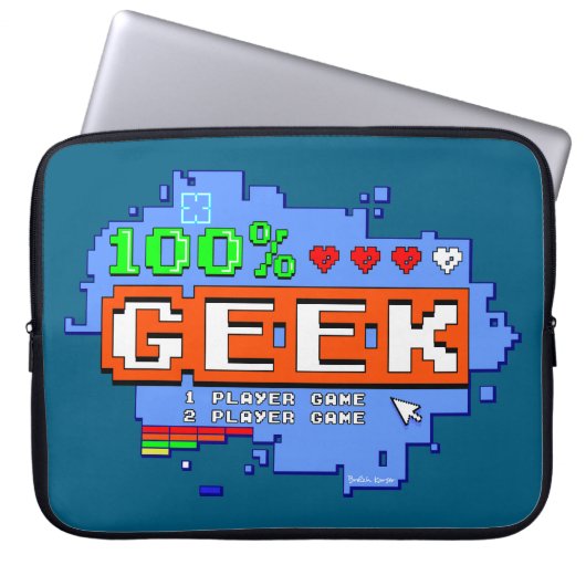 100% Geek Laptop Sleeve (Voorkant)