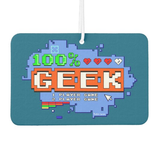 100% Geek Luchtverfrisser (Voorkant)