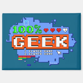 100% Geek Magneet