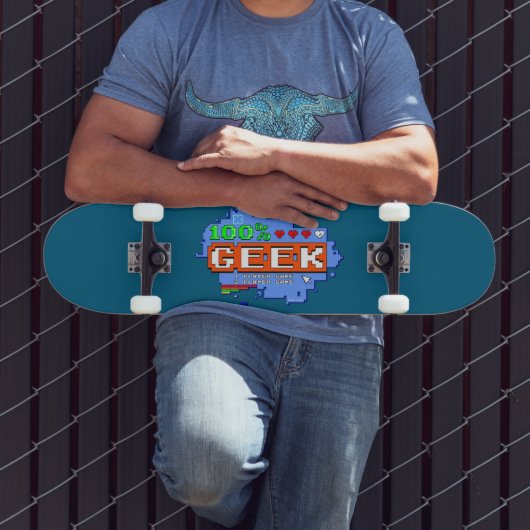 100% Geek Persoonlijk Skateboard (Buiten 3)