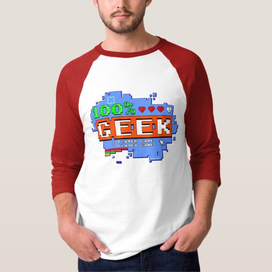 100% Geek T-shirt (Voorkant)