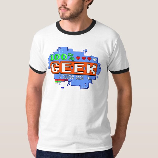 100% Geek T-shirt (Voorkant)