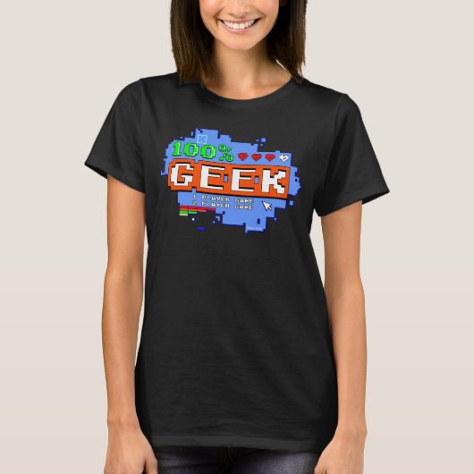 100% Geek T-shirt (Voorkant)