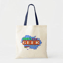 100% Geek Tote Bag