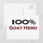 100 % geitenbeslag briefkaart (Voorkant / Achterkant)