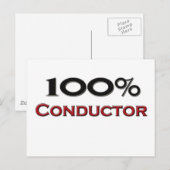 100 % geleider briefkaart (Voorkant / Achterkant)