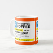 100%  gepersonaliseerd grappig recept koffiemok (Voorkant links)