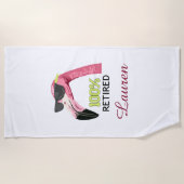 100% gepersonaliseerd in ruste strandlaken (Voorkant)