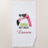 100% gepersonaliseerd in ruste strandlaken (Voorkant)