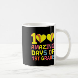 100 geweldige dagen van 1e klas softbyll player St Koffiemok