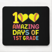 100 geweldige dagen van 1e klas softbyll player St Muismat (Voorkant)