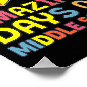 100 Geweldige Dagen van Middelbare School Softll P Poster (Hoek)