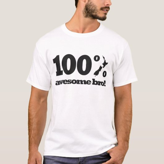 100% Geweldige Nieuw-Zeeland T-shirt (Voorkant)