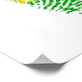 100% Ghanische Ghana DNA pride giften Poster (Hoek)