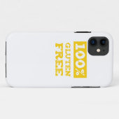 100% glutenvrij Case-Mate iPhone case (Achterkant (horizontaal))