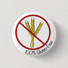 100% glutenvrij ronde button 3,2 cm