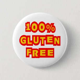 100% glutenvrij ronde button 5,7 cm