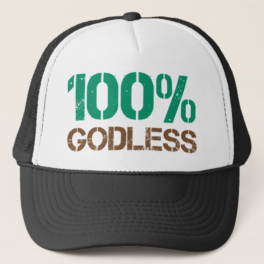 100% goddeloos trucker pet (Voorkant)